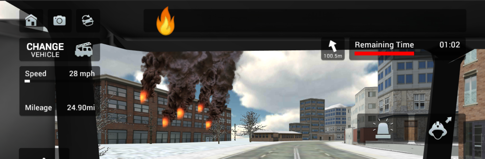 Fire Truck Rescue Simulator