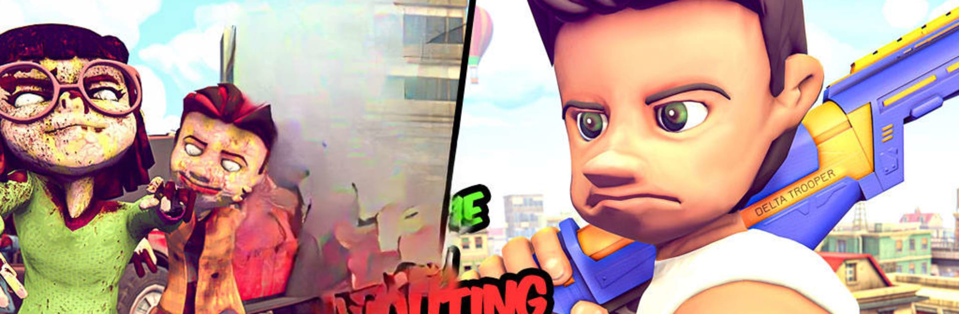 Zombie Gun Fighting War Games