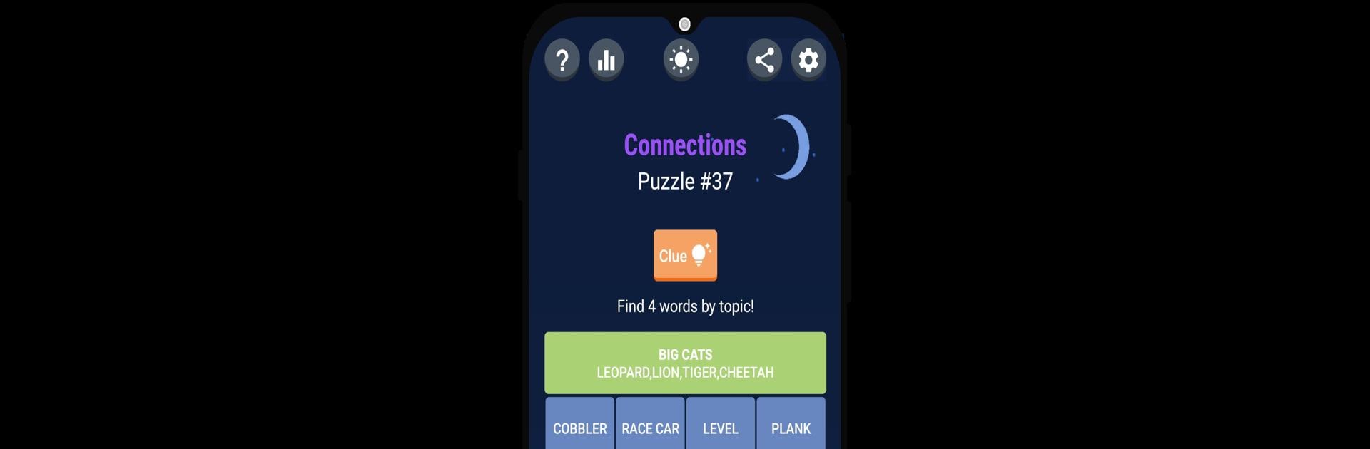 Connections: Group words