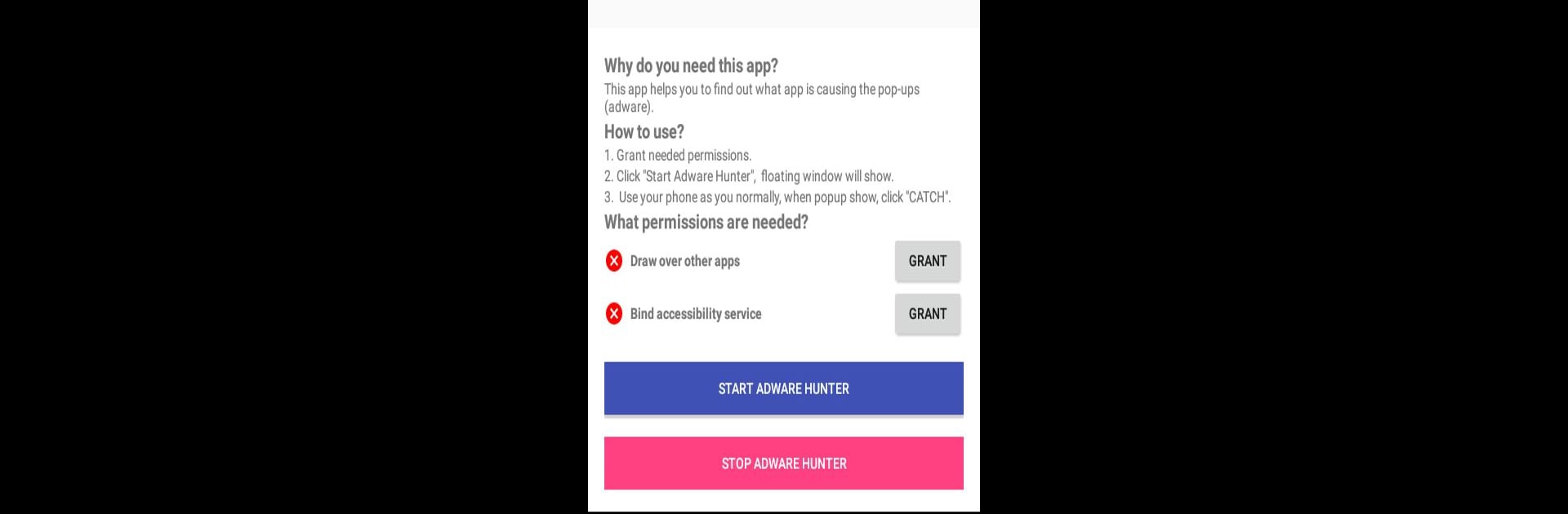 Adware Hunter - Popup Ad Fixer