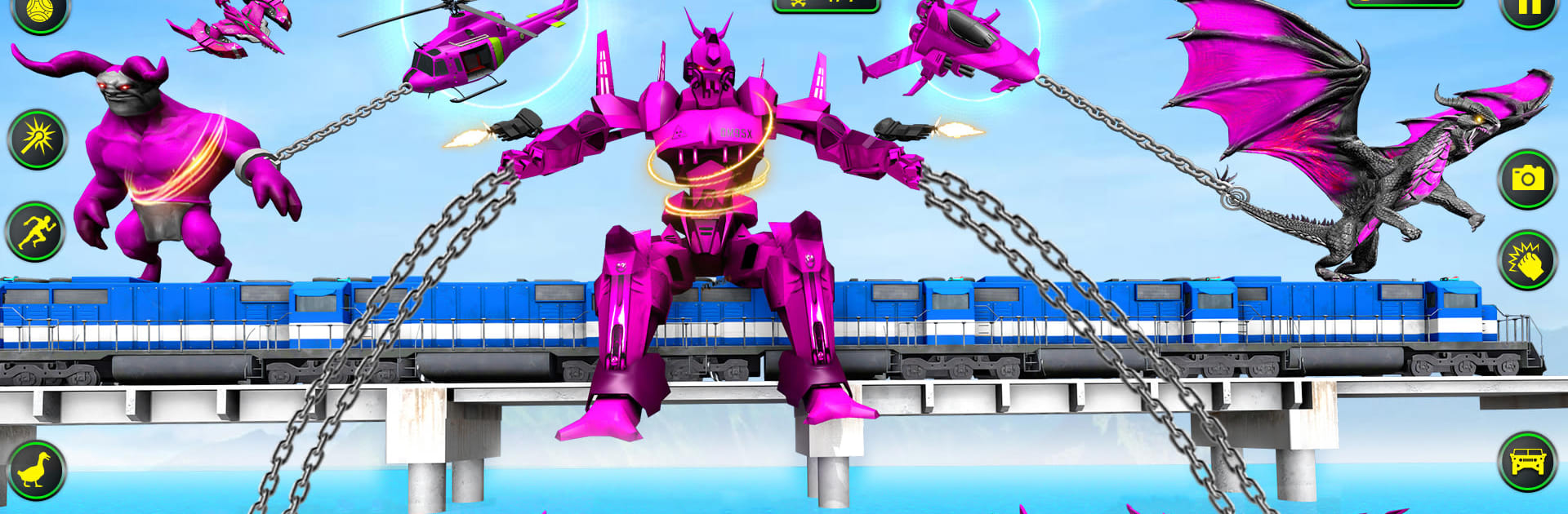 Crocodile Robot Car Games 3d