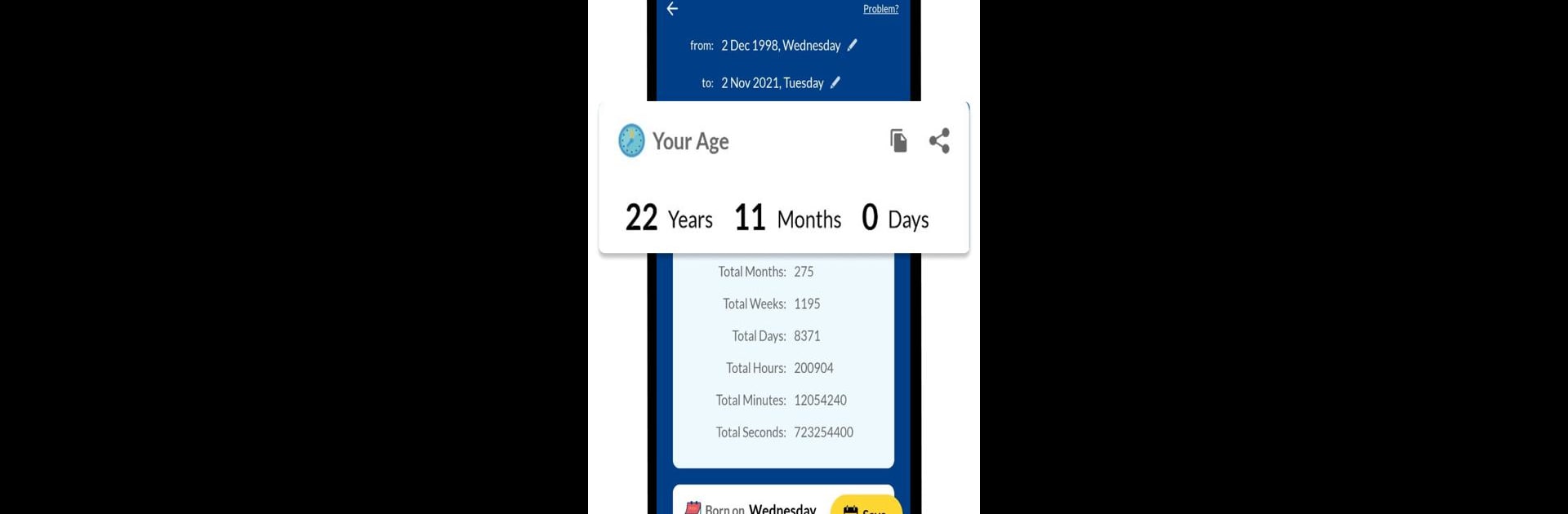 Age Calculator: Date of Birth