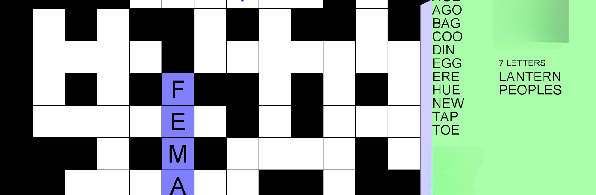 Word Fit Puzzle