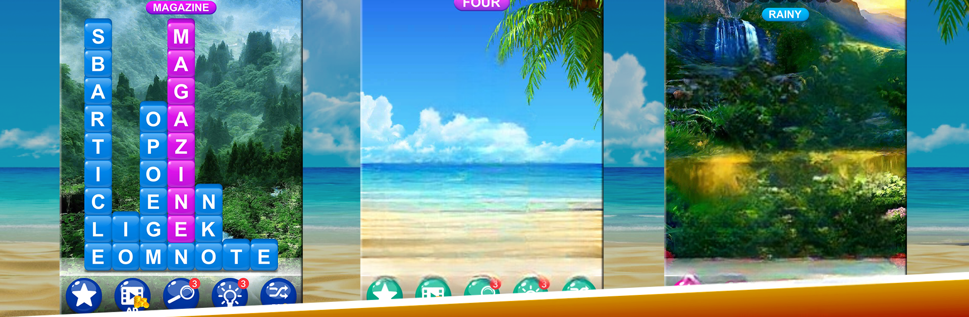 Word Tiles : Hidden Word Search Game