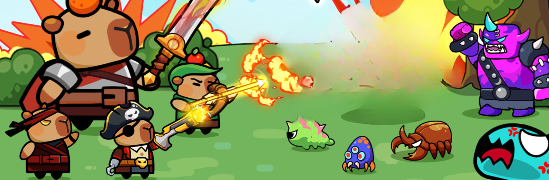 Capybara Survivor: Idle Battle