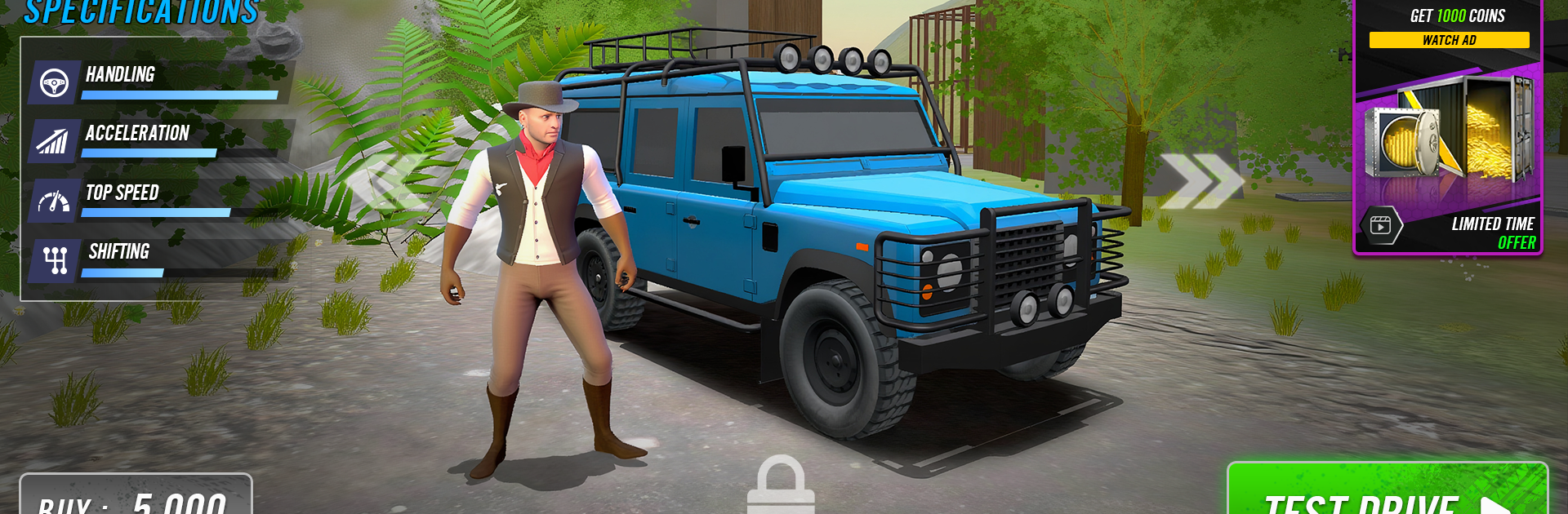 Offroad 4x4 Jeep Simulator 3d