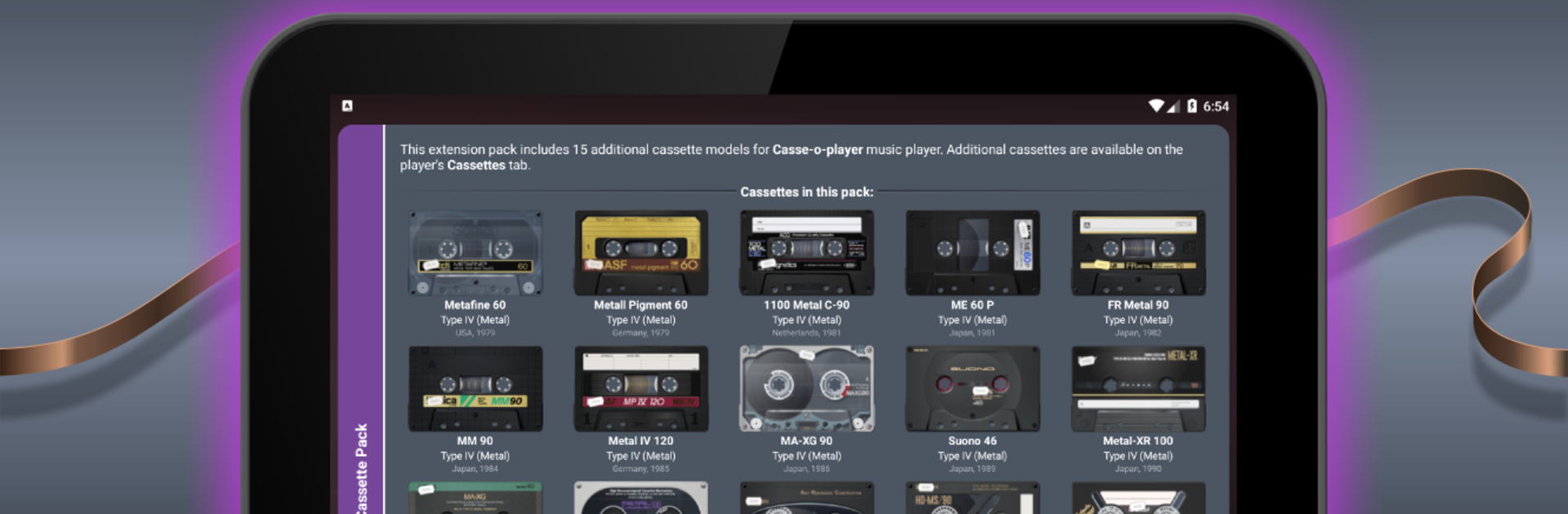Casse-o-player Metal Cassette Pack