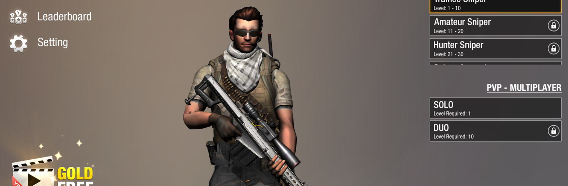Sniper Warrior: Online PvP Sniper - LIVE COMBAT