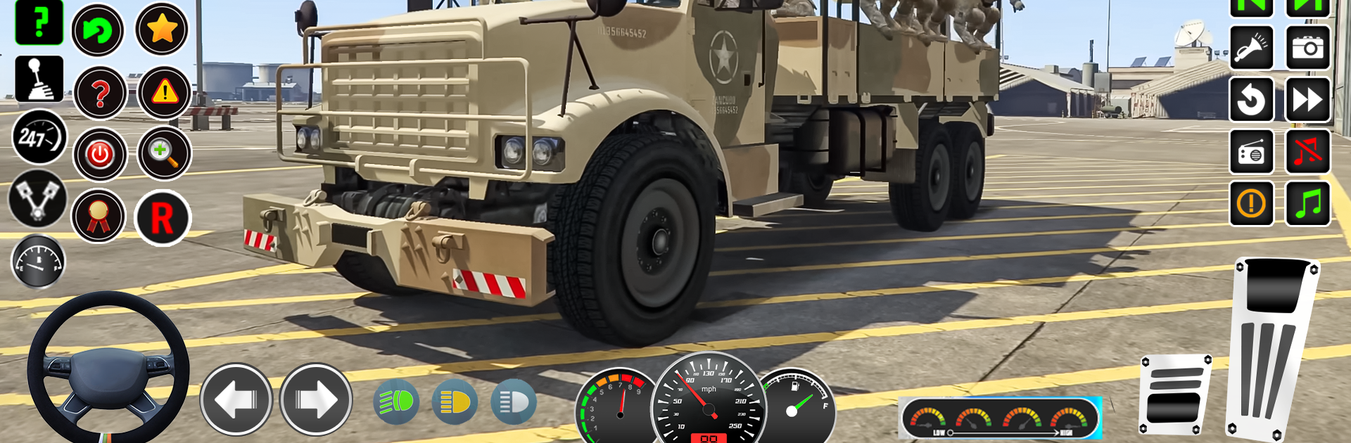 Military Truck Game Simulator