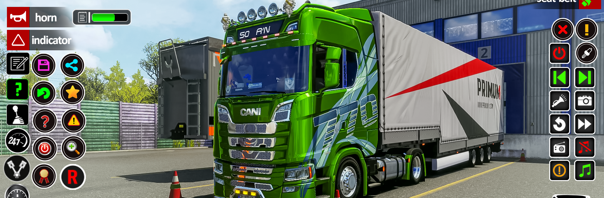 European Truck Driving Game