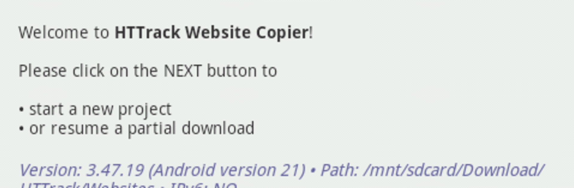 HTTrack Website Copier