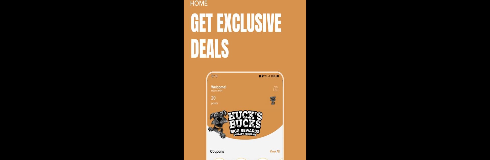 Huck's Bucks Bigg Rewards
