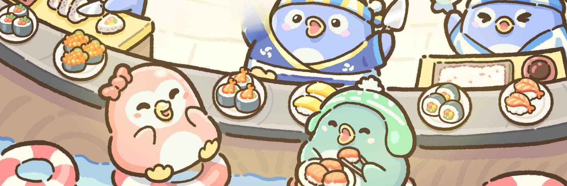 Penguin Sushi Bar: Idle Game