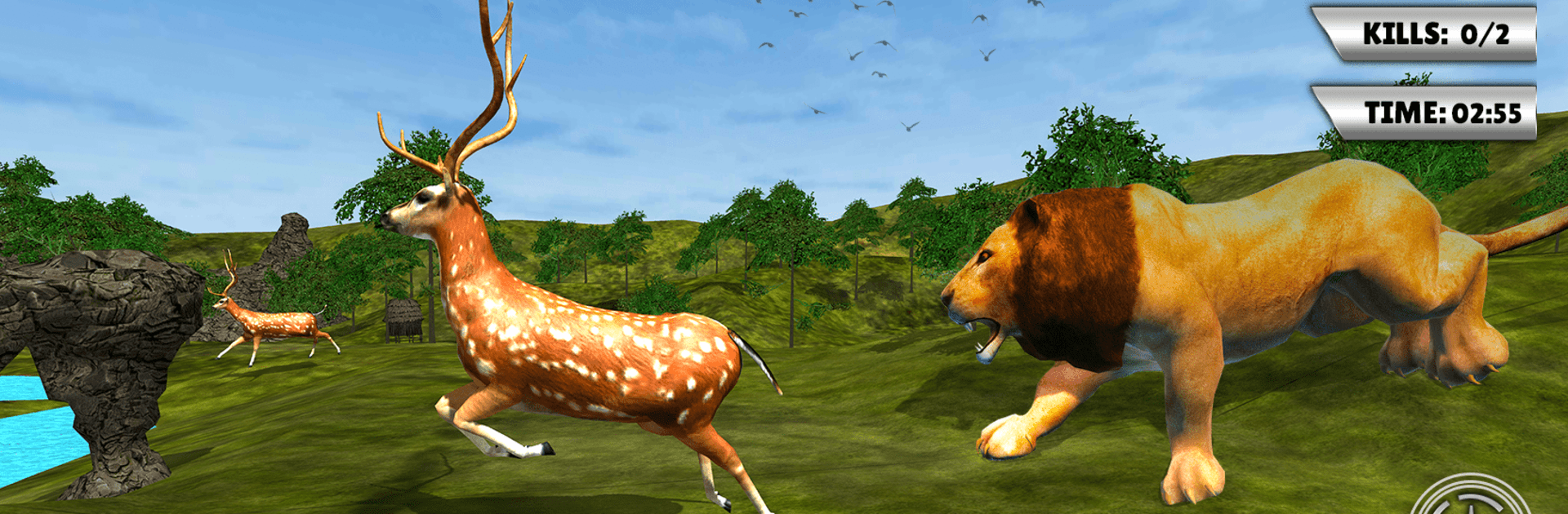 Selvagem Animal Caçando Jogos