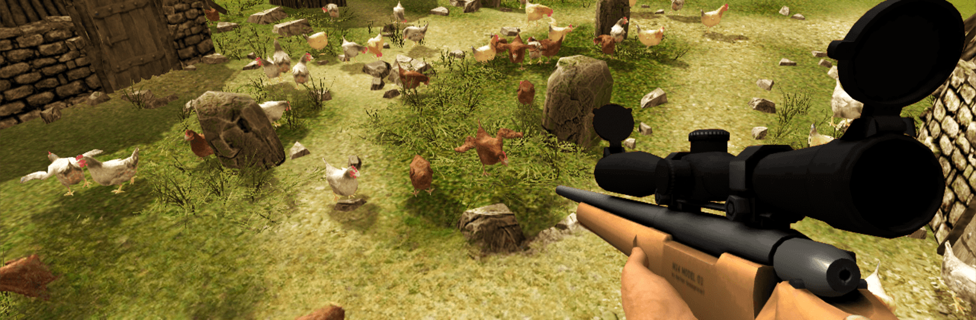 Chicken Gun Attack Shooter