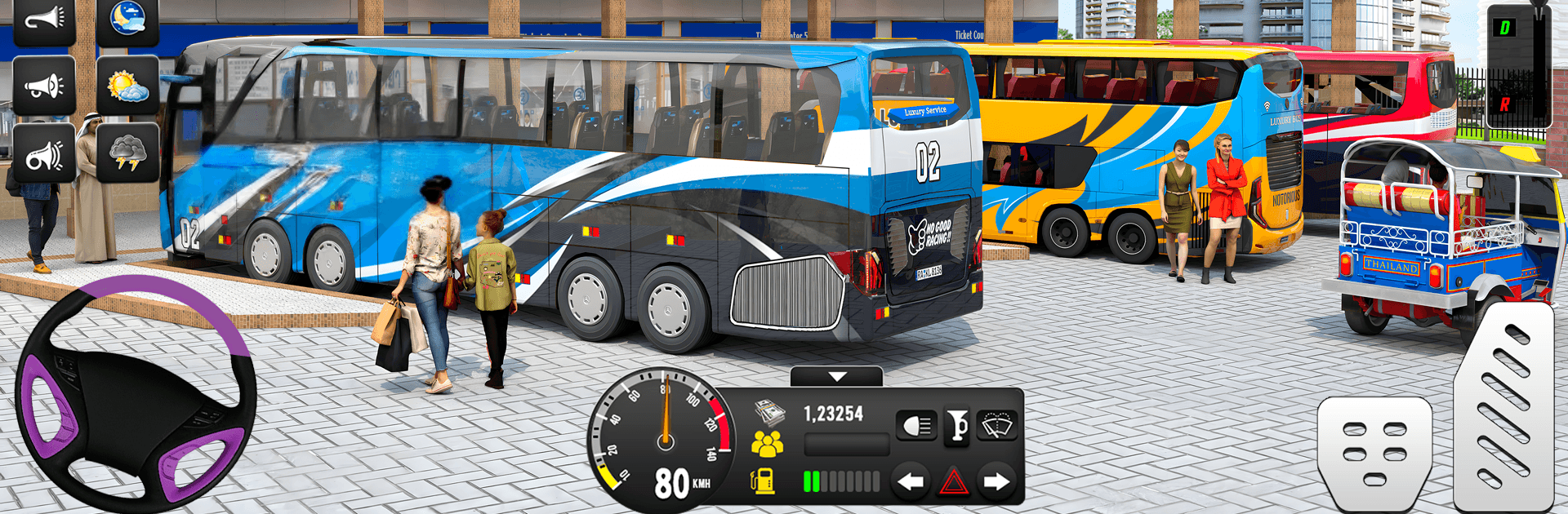 Real Bus Driving Games Sim 3D