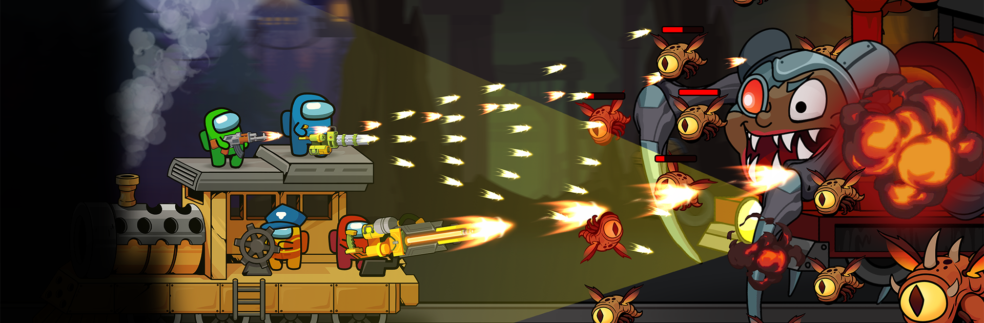 Impostor Shooter: Monster Run