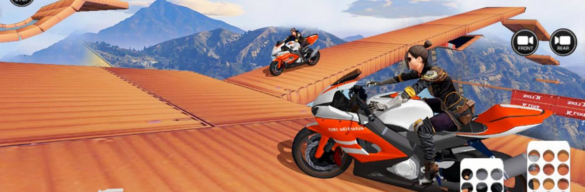 Impossible Mega Ramp Moto Bike Rider Stunts Racing