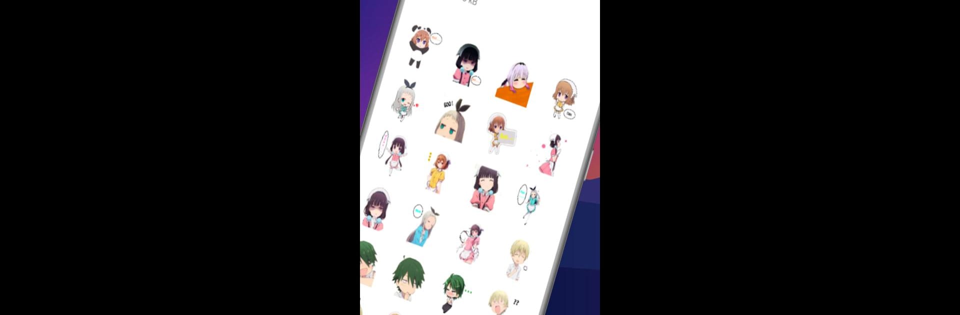 Anime stickers wastickers
