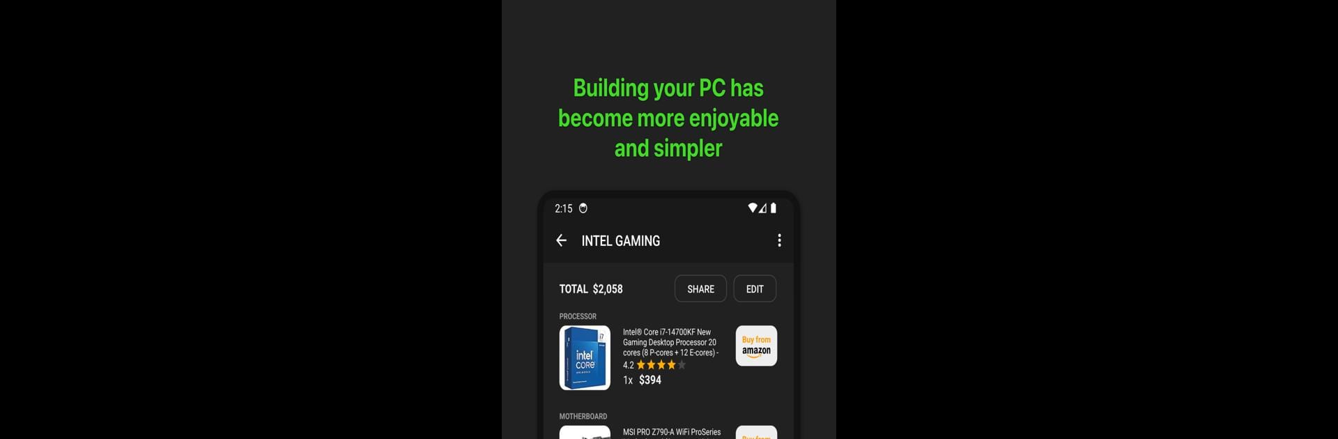 PC Builder: Part Picker