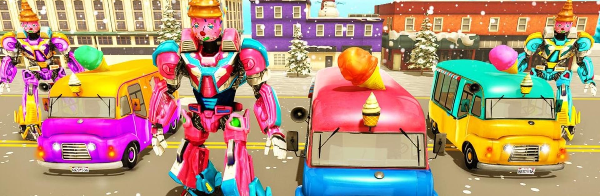 Ice Cream Robot Truck Game - Robot Transformation