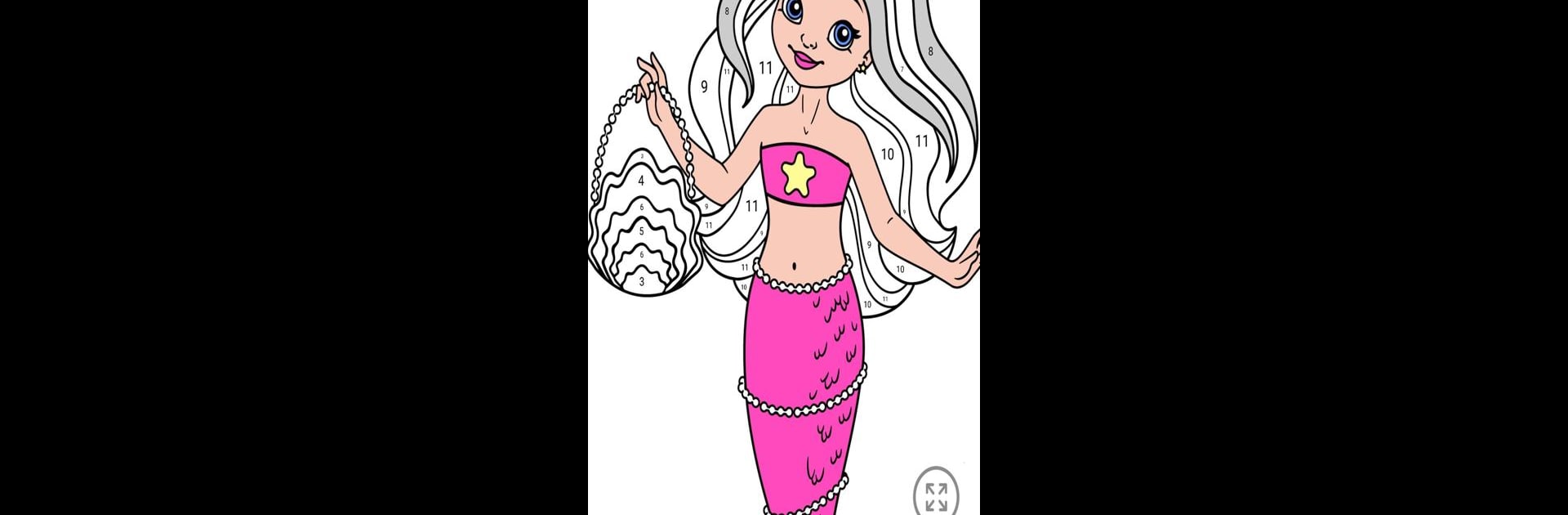 Girls Coloring Book - Color by Number for Girls