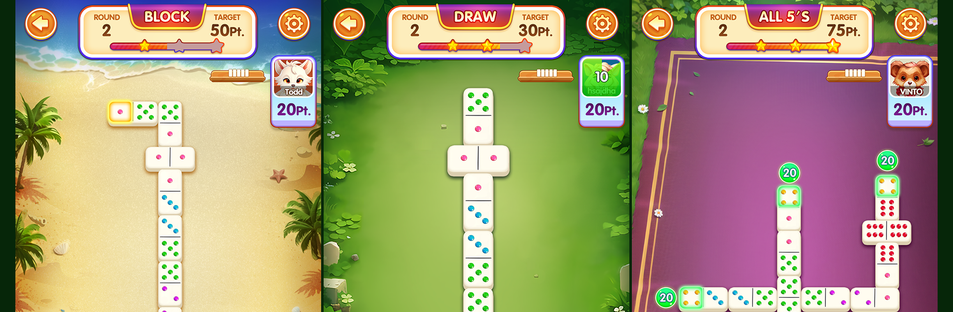 Domino Rush - Saga Board Game