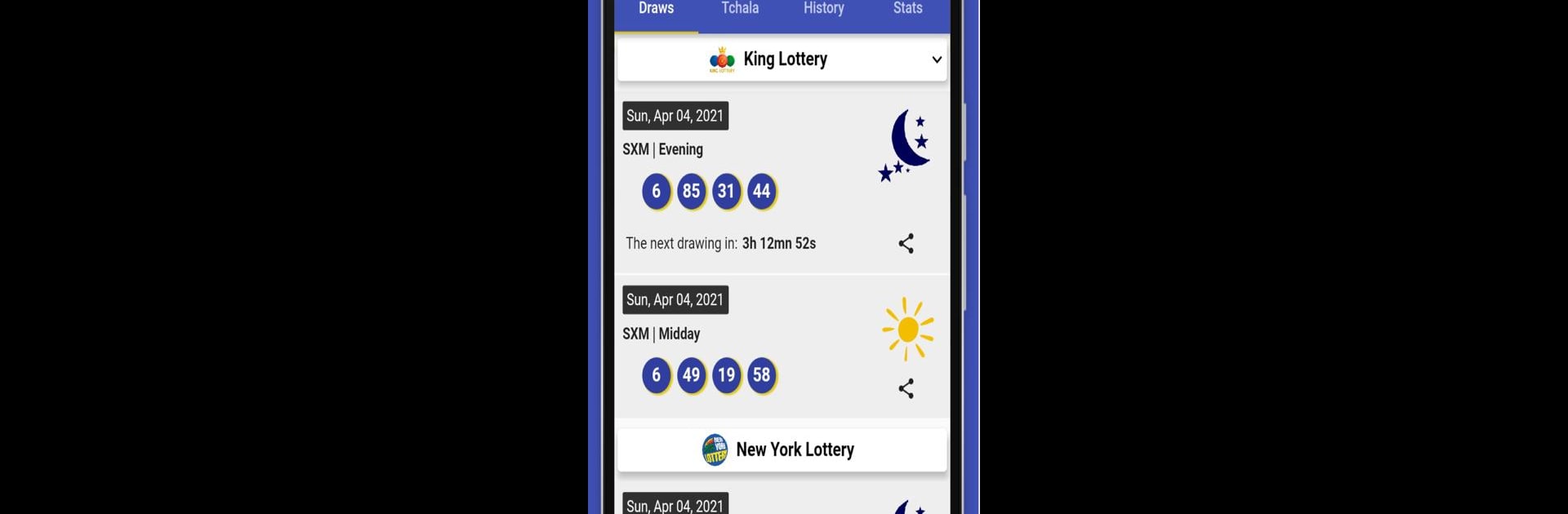 TCHALAM: Loto, Tchala, Stats