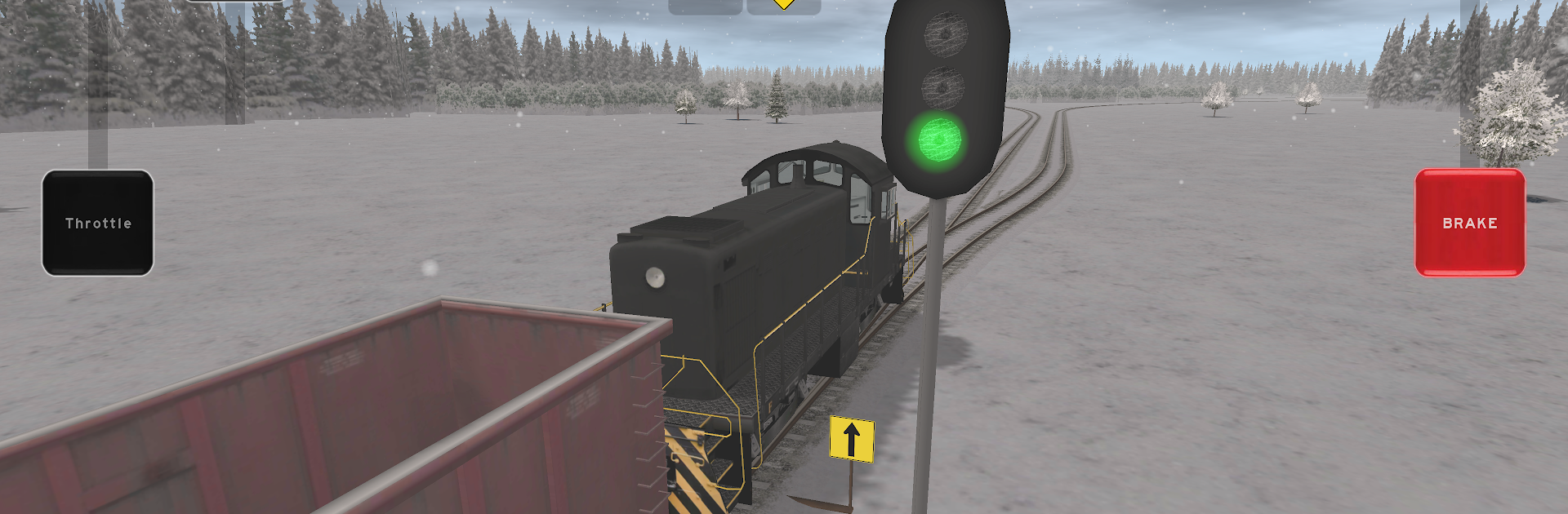 Train and rail yard simulator