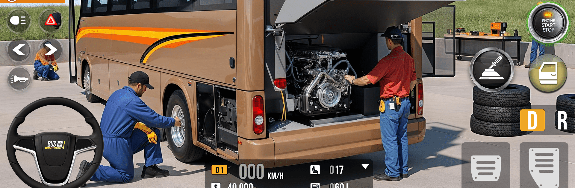 Juego de simulador de autobús