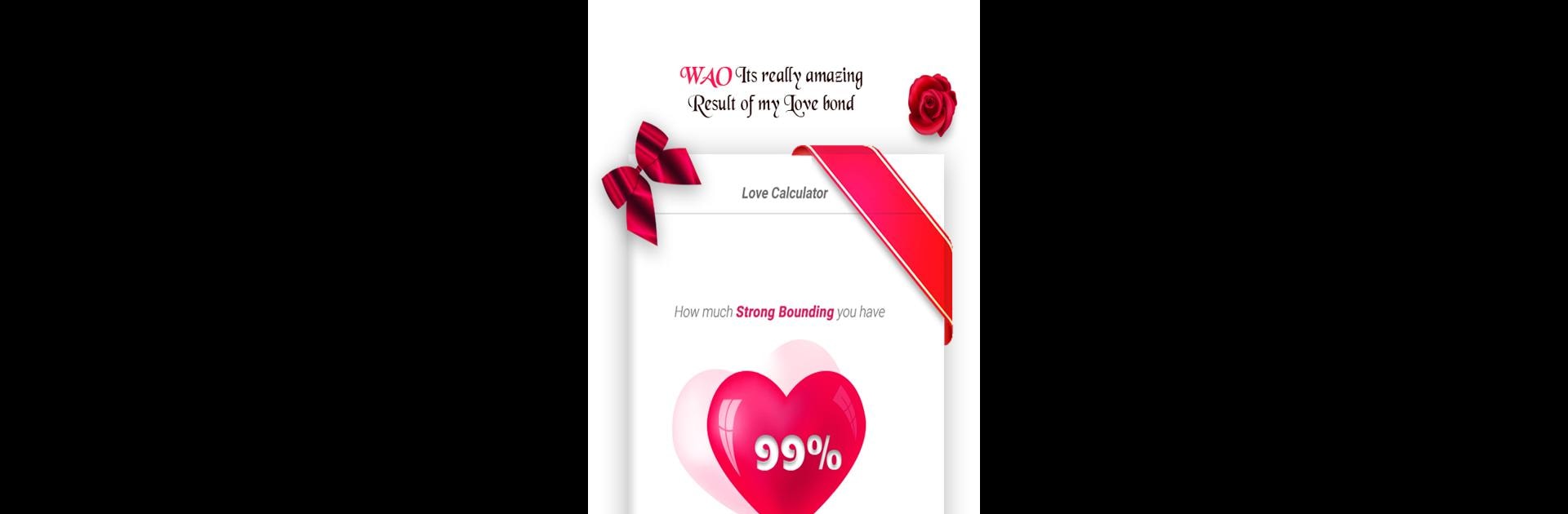 Calculadora do amor real amor