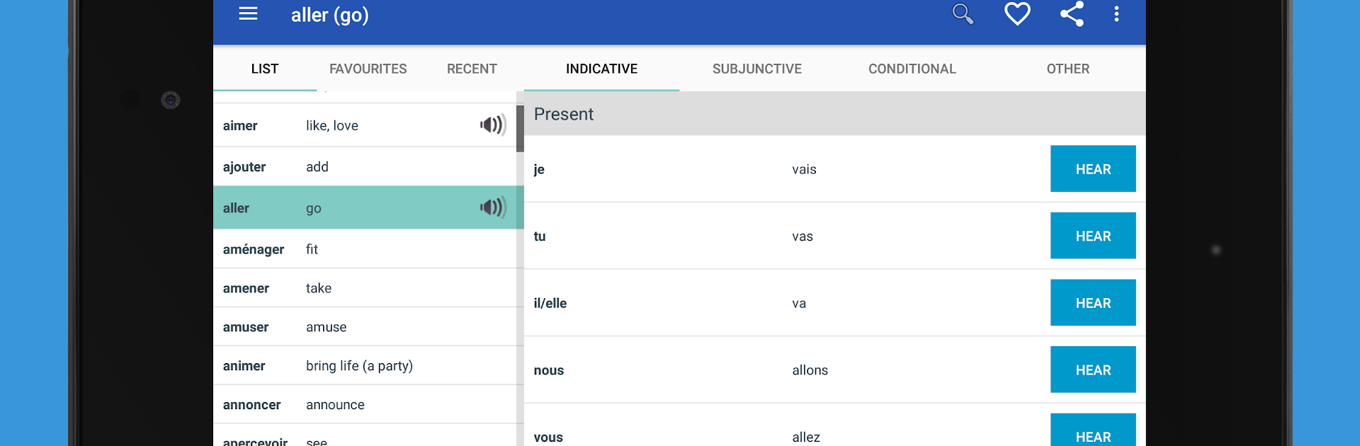French Verb Conjugator