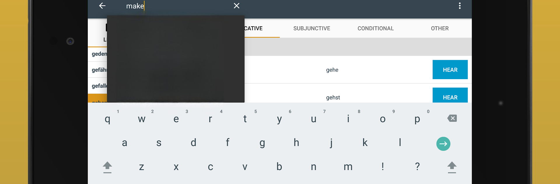 German Verb Conjugator