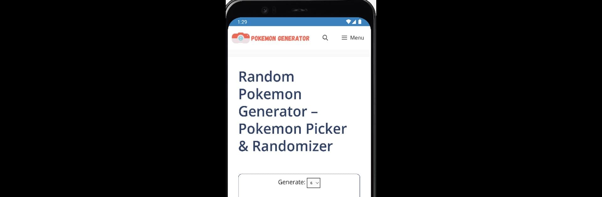Random Pokemon Generator