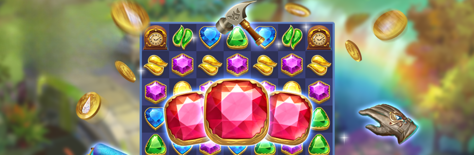 Jewel Mystery 2 - Match 3 & Collect Coins