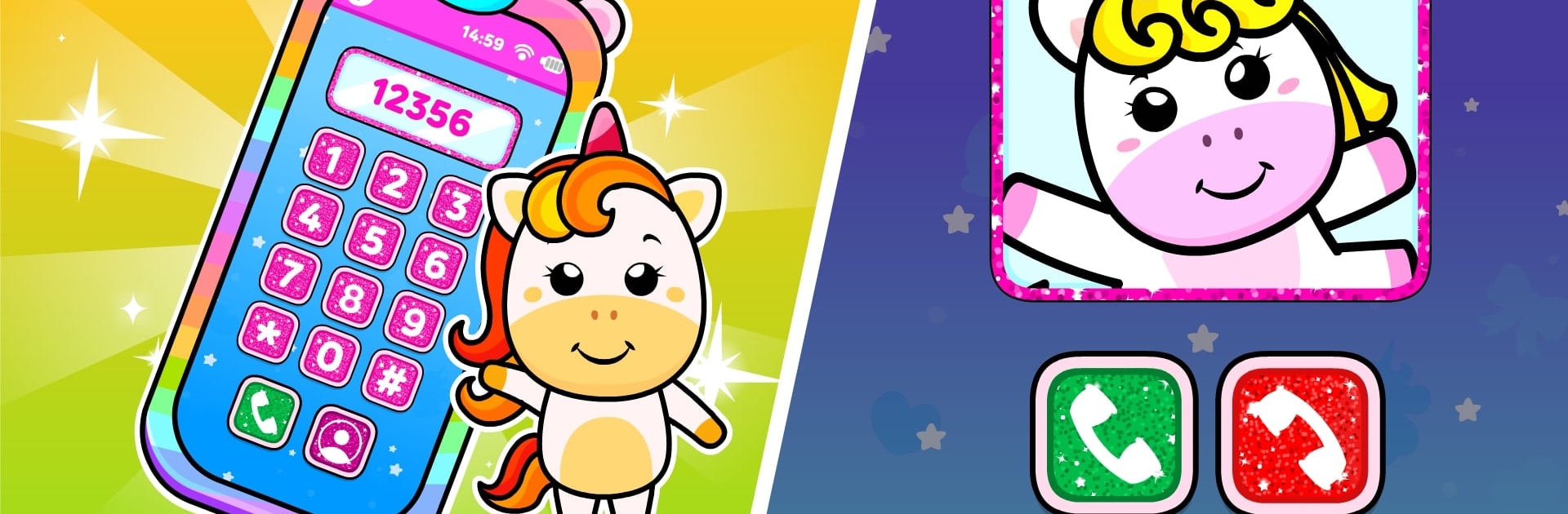 Unicorn Phone for Kids Games