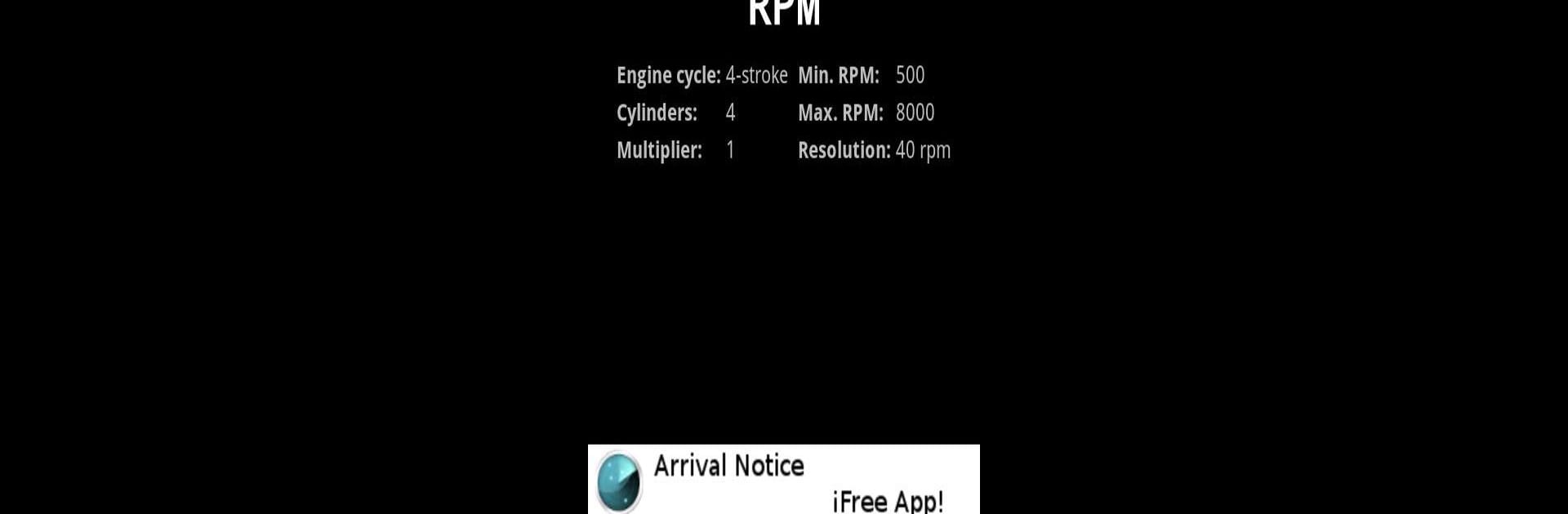 Acoustic Tachometer (RPM)