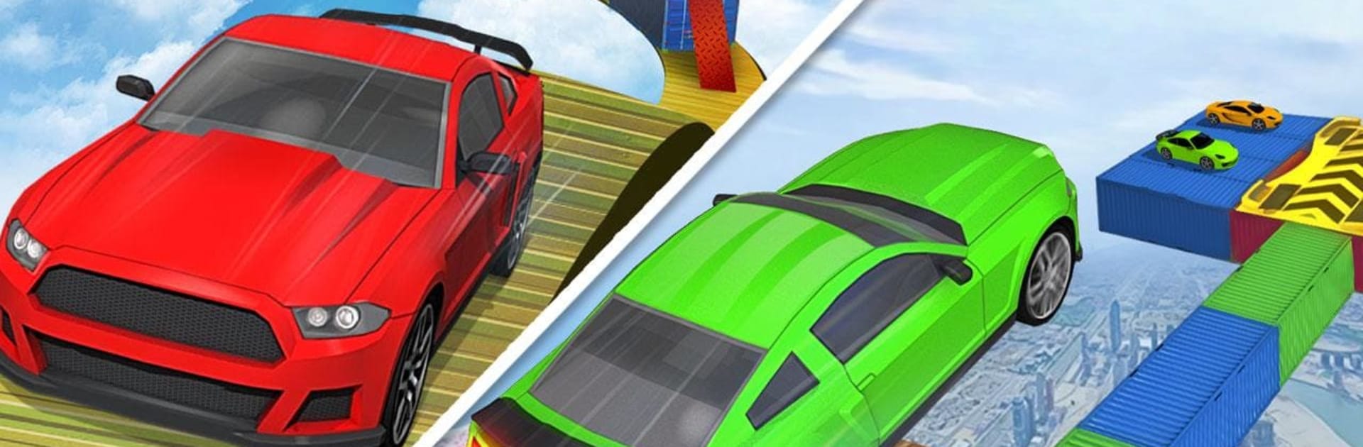 Crazy Car Driving Simulator: Impossible Sky Tracks