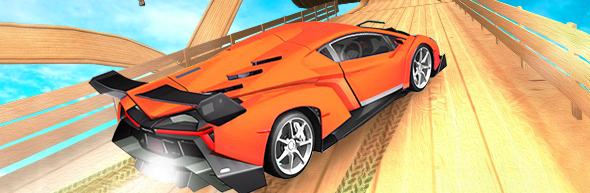 Mega Ramp Car Stunts-Car Game