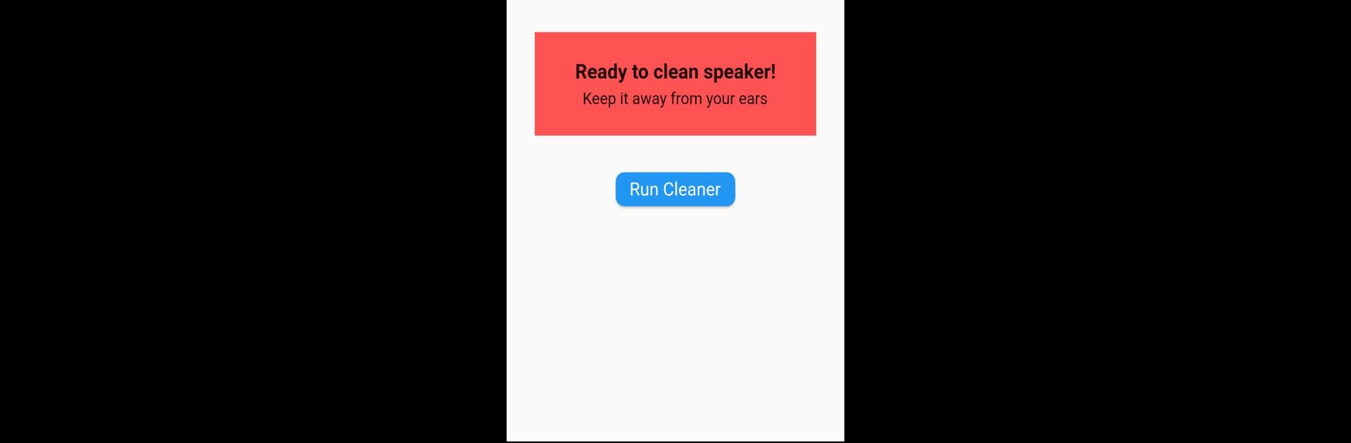 Speaker Cleaner