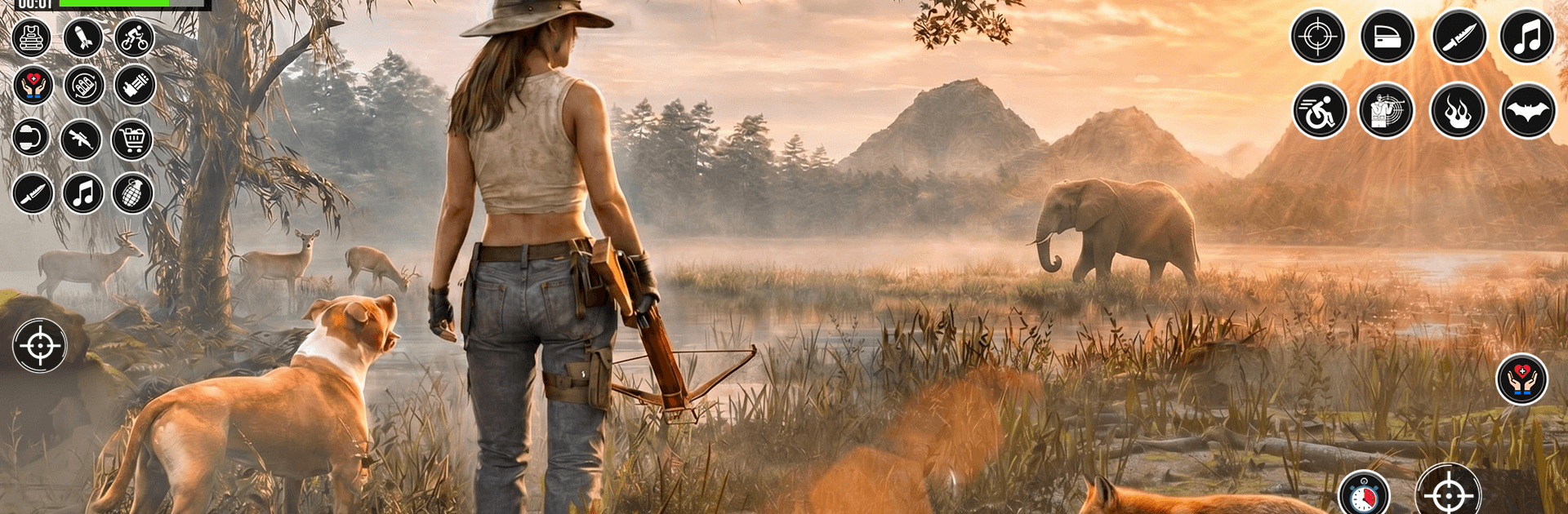 Wild Hunter Deer Shooting Game