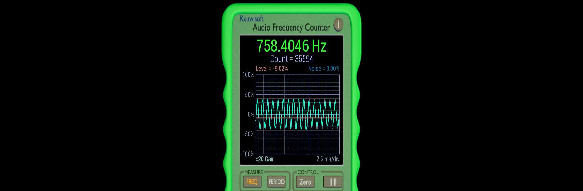 Audio Frequency Counter