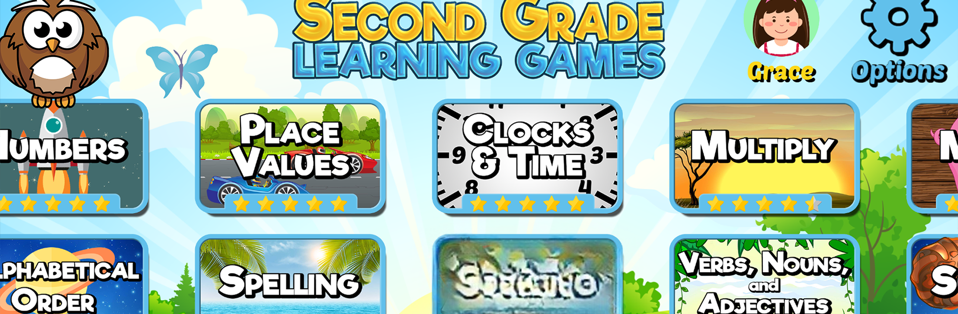Second Grade Learning Games
