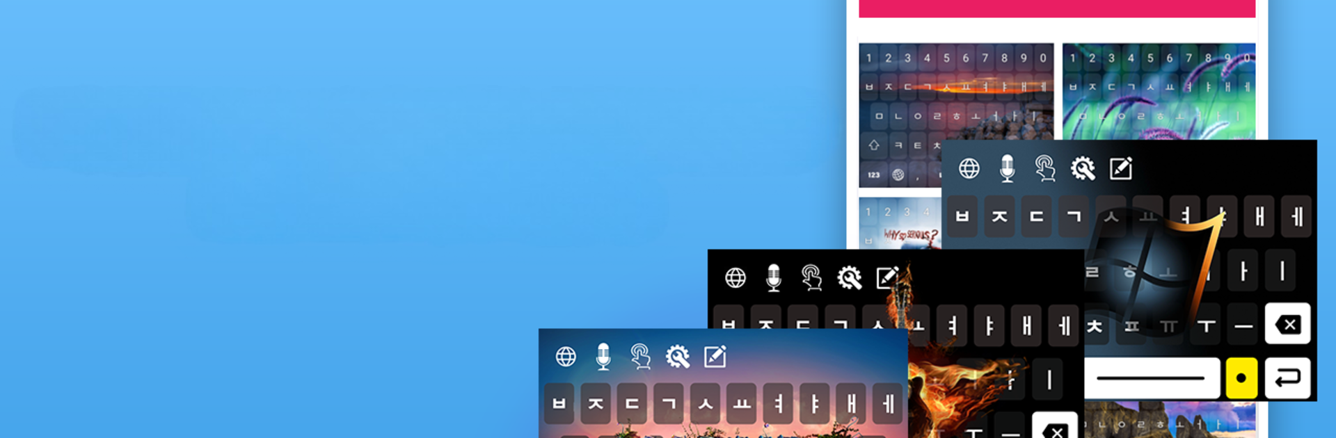Korean Keyboard with English