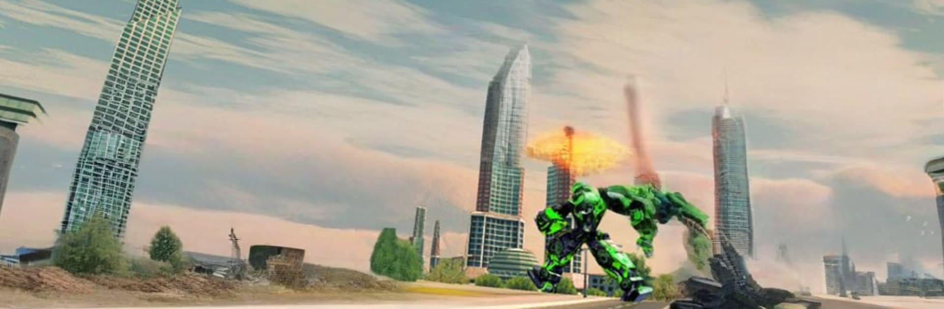 Air Force Transform Robot Cop Wolf Helicopter Game