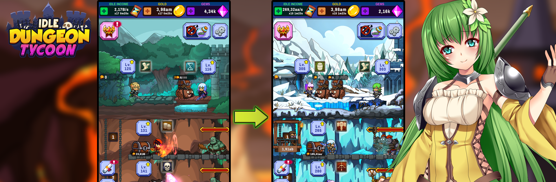 Idle Dungeon Tycoon