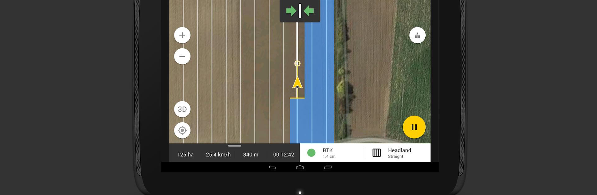 FieldBee tractor GPS navigation
