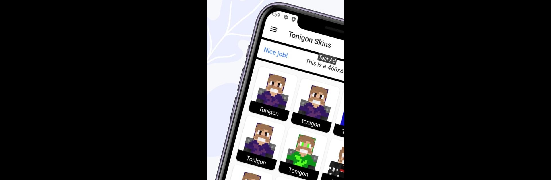 Skin do Tonigon para Minecraft