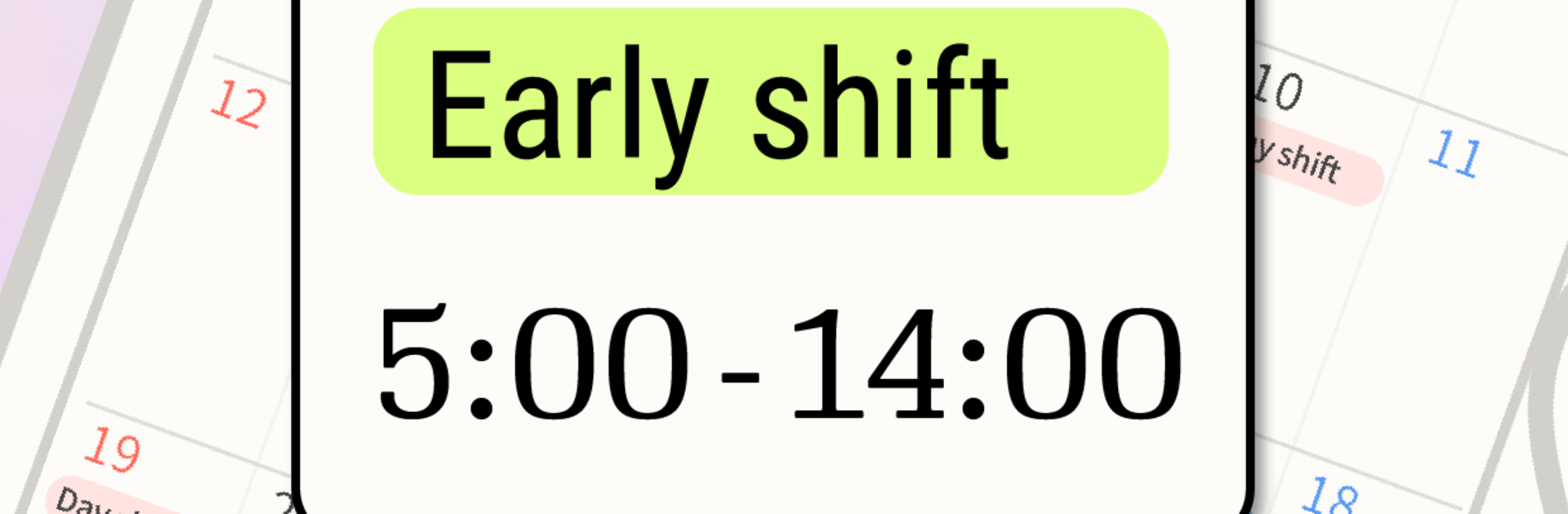 SHIFTAR: Work schedule planner