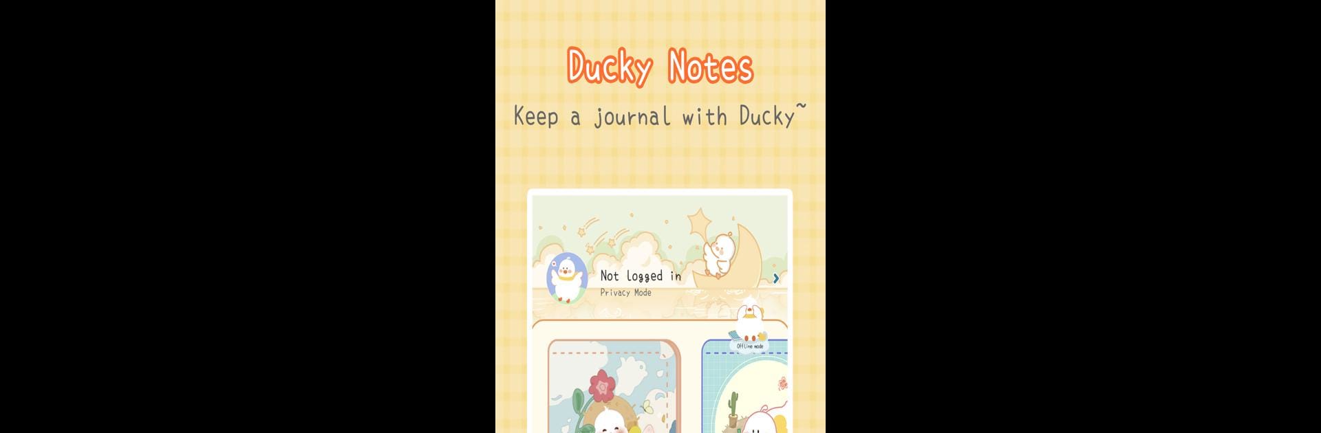 Ducky Notes-Cute Diary App